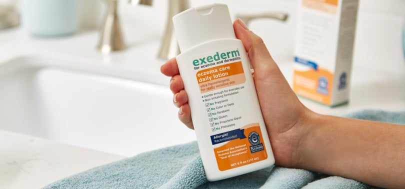 Eczema Lotion application image